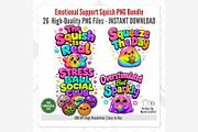 Emotional Support Squish PNG Bundle, an Emoji Icon by Tanya Kart (Thumbnail 10 of 10)