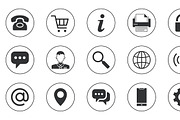 Business Card Icons, an Outline Icon by Oleksii (Thumbnail 4 of 6)