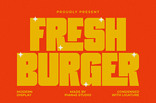 Fresh Burger - Modern Display Sans