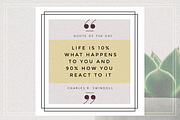 GRUNGE Social Media Quote Banners, a Social Media Template by Vova (Thumbnail 6 of 10)