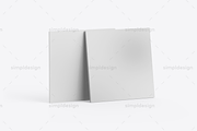 Square Softcover Book Mockup, a Books & Magazine Mockup by SimplDesign (Thumbnail 8 of 13)