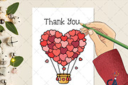 Valentine's Day Heart Balloons Png, an Illustration by Creative Art (Thumbnail 2 of 6)