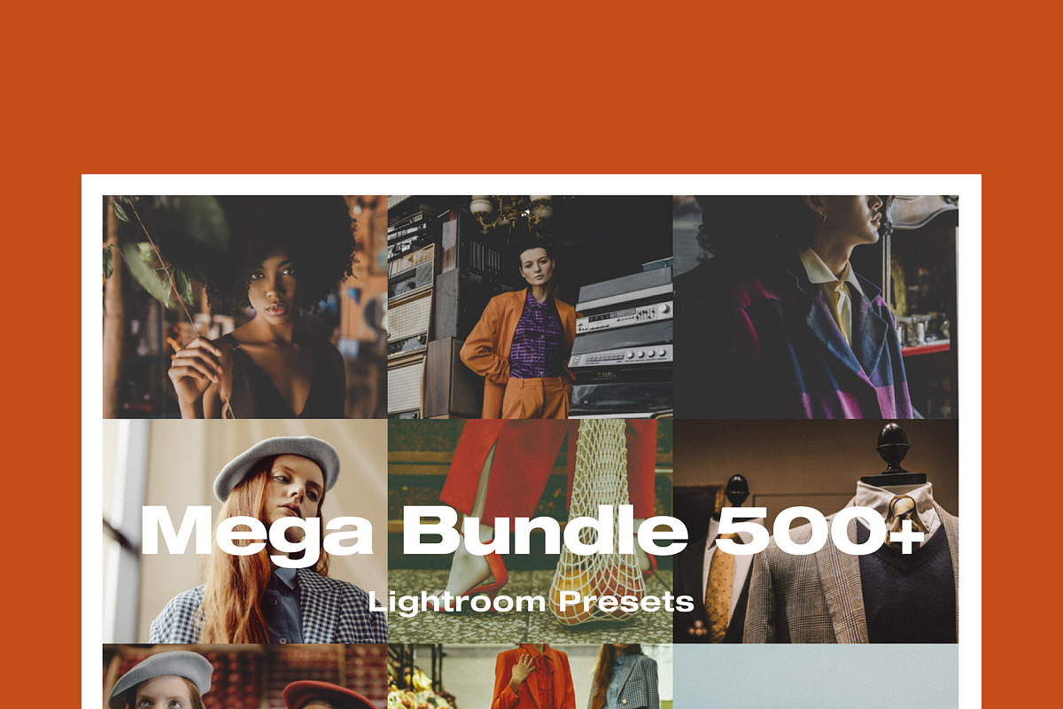 Mega Bundle 500+ Lightroom Presets, a Preset Add-On by Daily Studio (Photo 1 of 10)