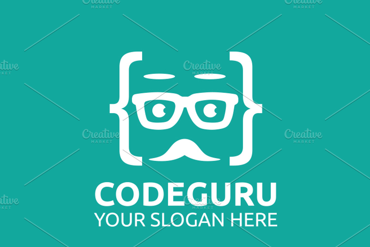 Code Guru Logo Template, a Branding & Logo Template by Zlaws (Photo 6 of 6)