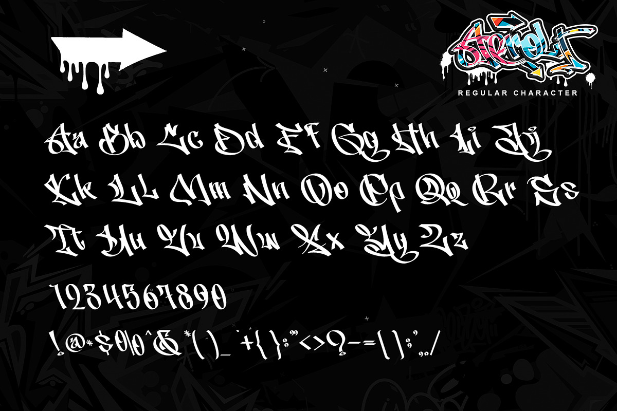 Aerolt - Street Art Graffiti Font, a Handwritten Font by Letterara (Photo 11 of 14)