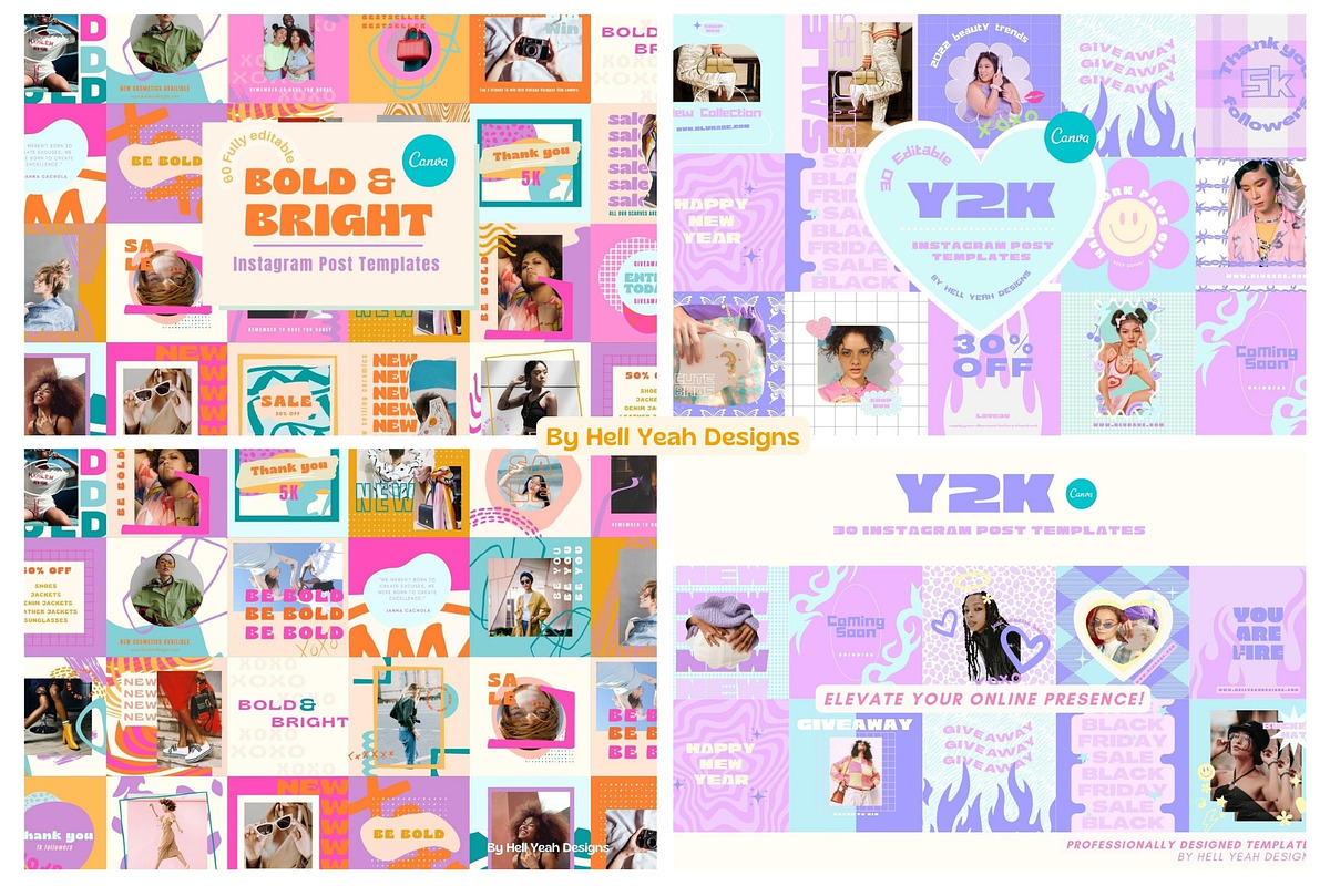 Ultimate 750 Instagram Pos, a Social Media Template by Hell Yeah Designs (Photo 8 of 10)