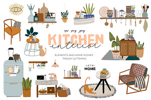 Scandi Home: Kitchen Interior, Decor