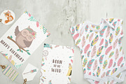 Boho hand-drawn vector collection, a Background Graphic by Samsonchik Store (Thumbnail 3 of 7)