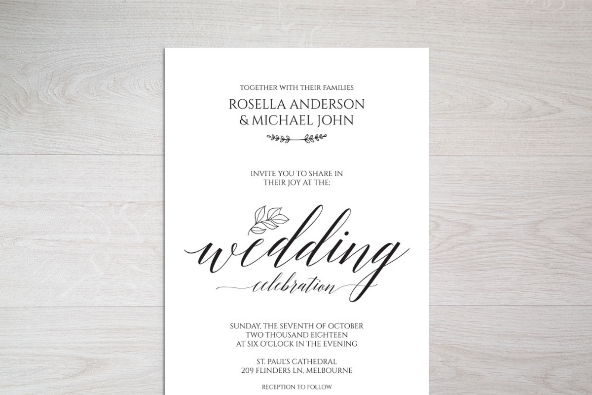 Invitation Template SHR426, an Invitation Template by Shafura_Wedding (Photo 3 of 5)