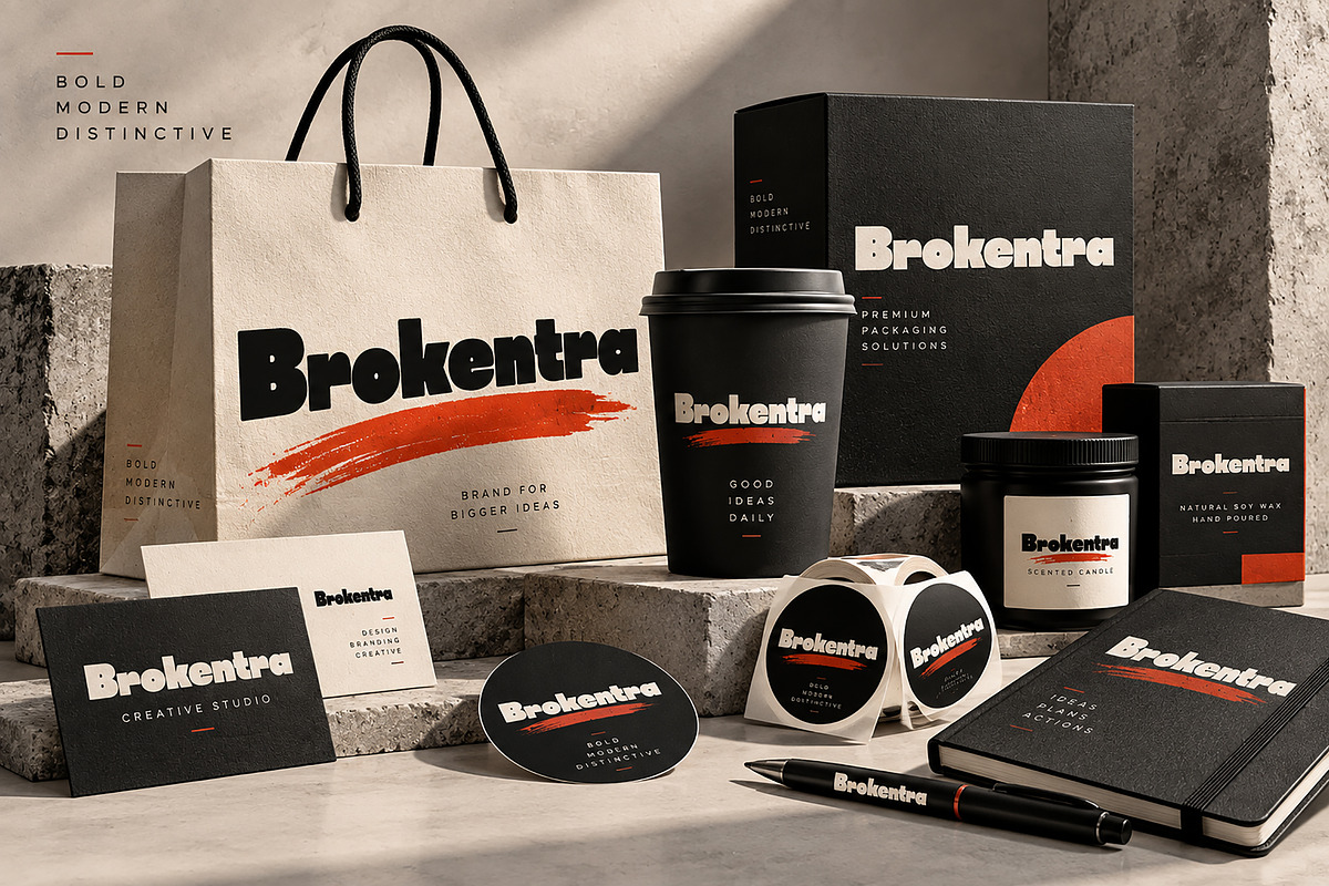 Brokentra, a Sans Serif Font by Wow Magic (Photo 4 of 5)