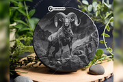 Ram Sheep Bighorn Male Goat Breed, a Background Graphic by LaseredNinja (Thumbnail 5 of 7)