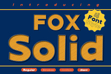 Fox Solid: 4 Font Style