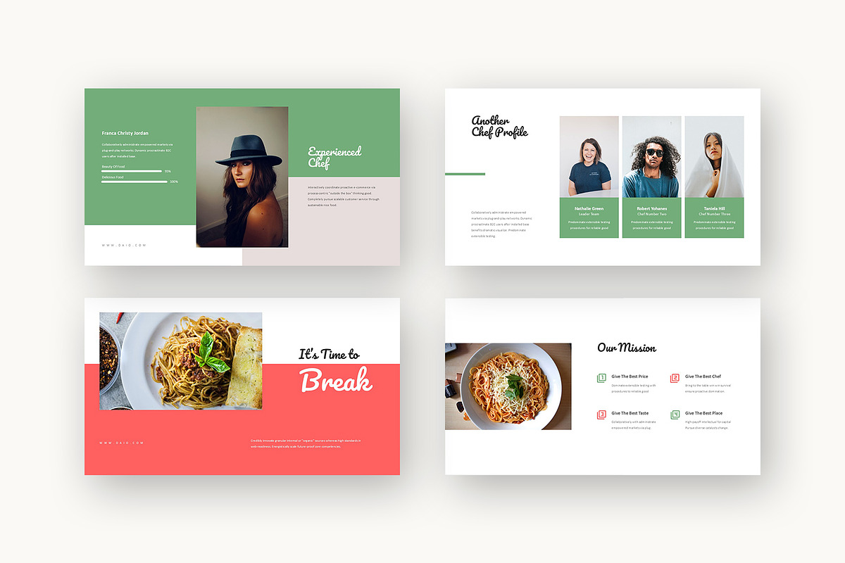 Daio : Food Business Google Slides, a Presentation Template by Punkl Camp (Photo 8 of 16)