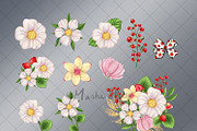 Strawberry Clipart, an Illustration by Masha  Studio (Thumbnail 6 of 10)