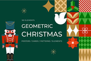 Geometric Christmas collection