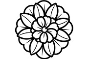 Ornamental Floral Mandala, an Object Graphic by Creativeshirt (Thumbnail 12 of 14)
