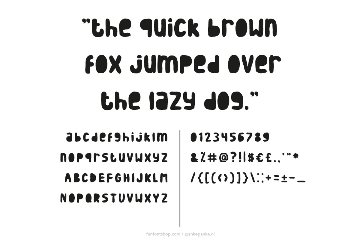 Sweet Pancakes handmade Font preview 2