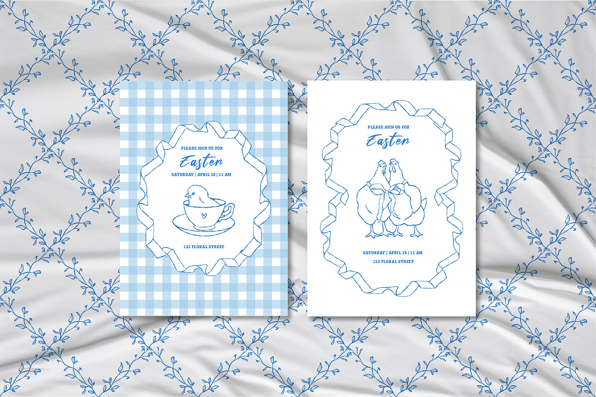 Vintage Spring Farm & Easter Clipart, a Seasonal Illustration by VerAna (Photo 13 of 19)
