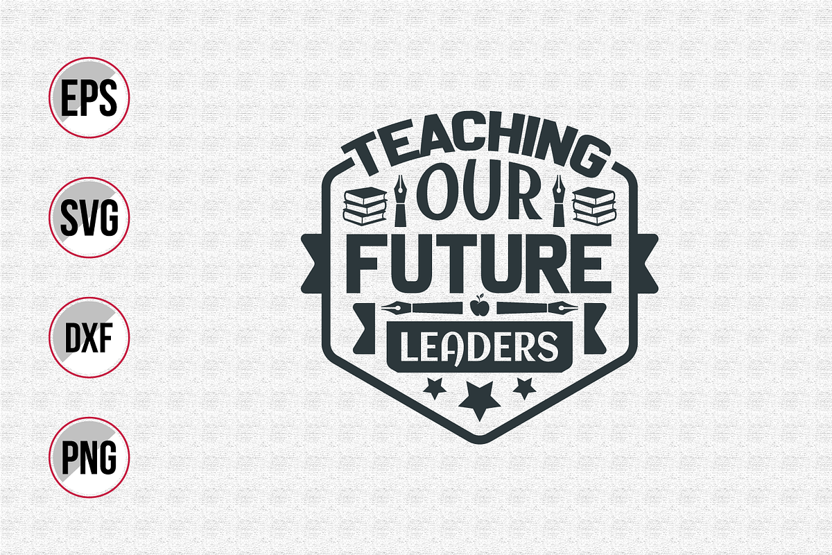 Teacher typographic svg bundle., a Graphic by Uniquesvg99 (Photo 20 of 21)