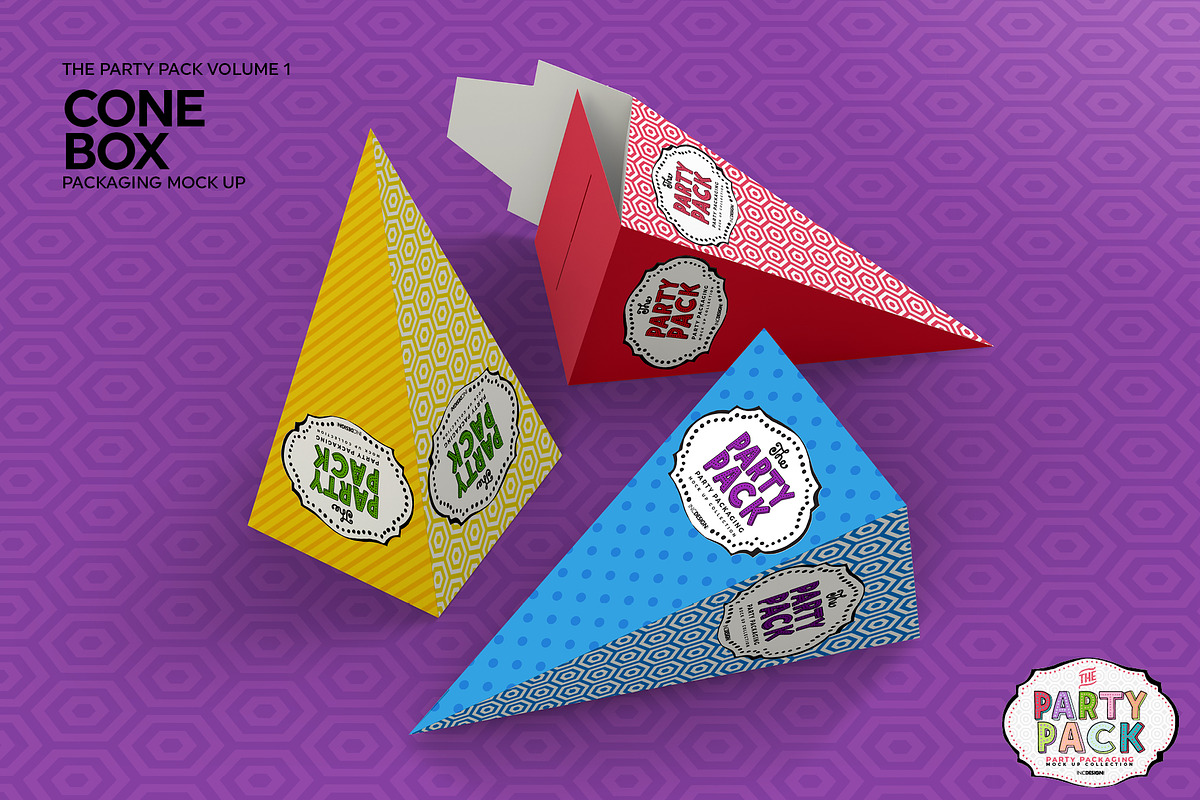 Vol.1 Party Packaging Mockups, a Cups & Container Mockup by INCDesign (Photo 4 of 18)