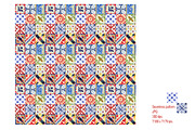 Watercolor tile patterns, a Decorative Illustration by WatercolorArt (Thumbnail 2 of 6)