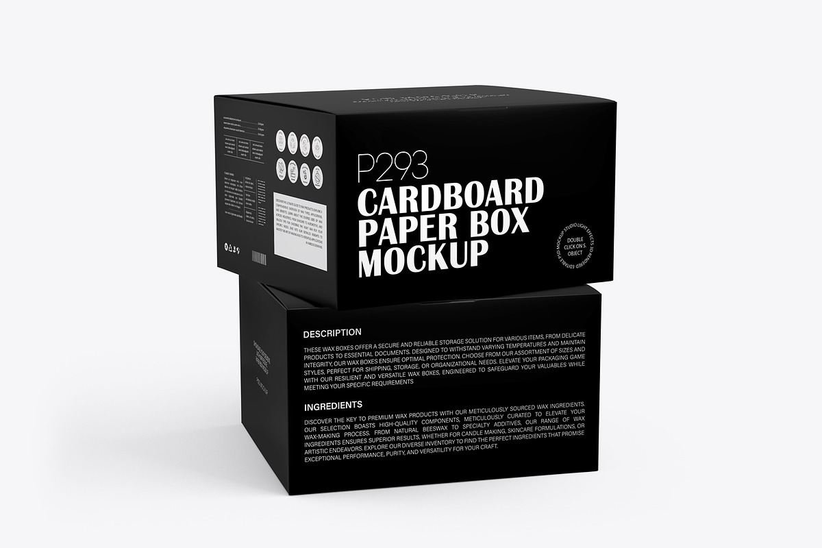 Rectangle Paper Gadget Box Mockup, a Packaging Mockup by Ram Studio (Photo 9 of 12)