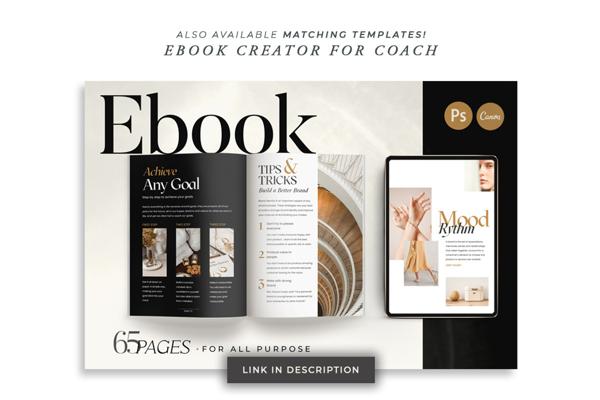 SALE Branding Workbook Creator CANVA, a Magazine Template by Eviory (Photo 40 of 43)