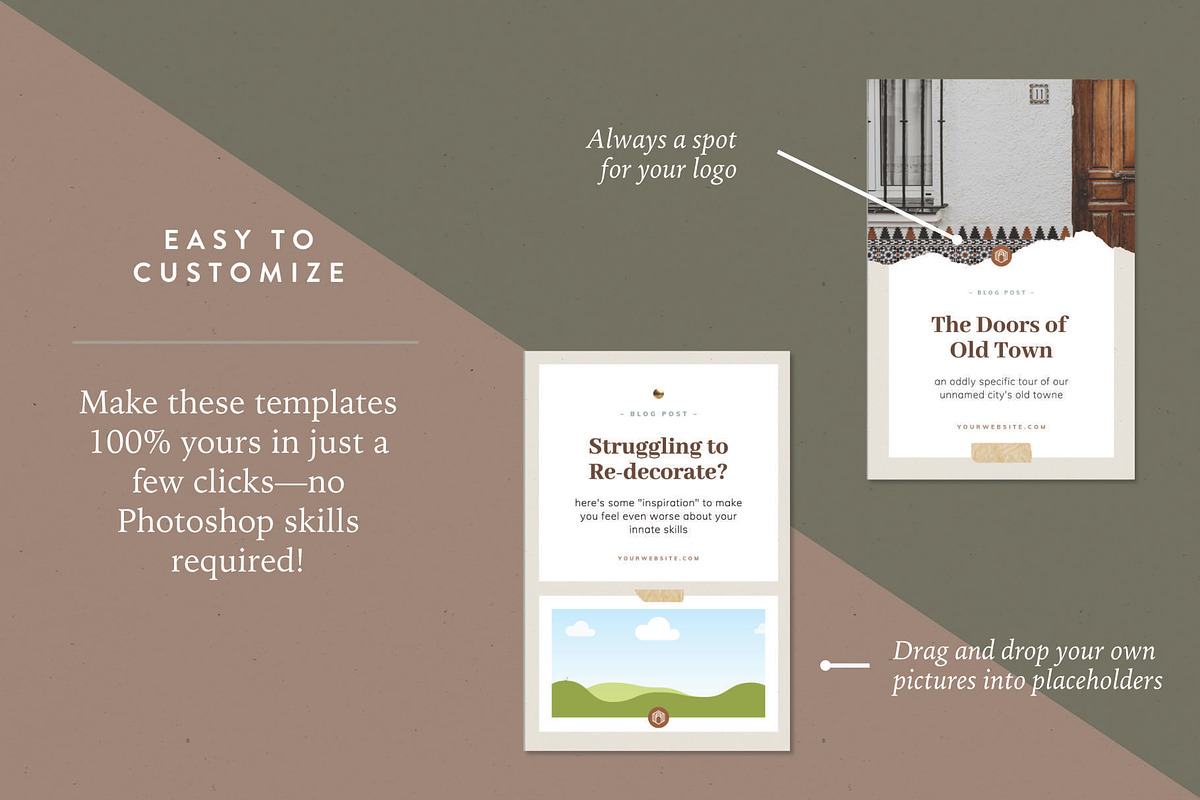 Pinterest Canva Templates | Sequoia, a Social Media Template by Doorpost Designs (Photo 4 of 8)
