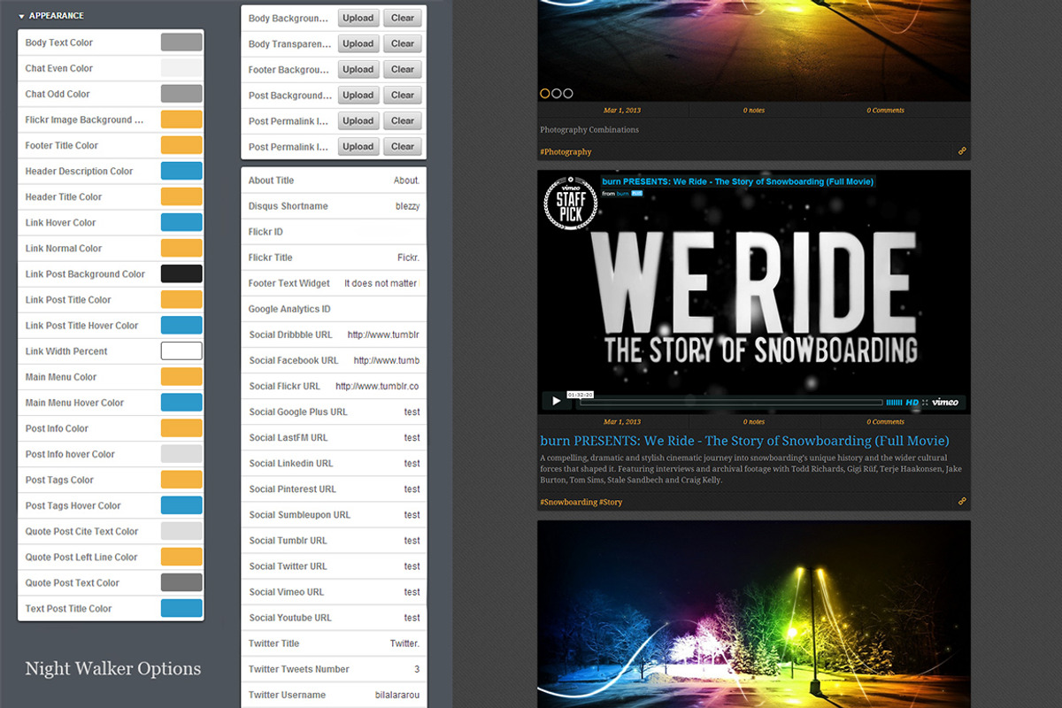 Night Walker Tumblr | 35% Discount, a Websites & App Template by bilalararou (Photo 2 of 4)