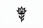 Black Floral Silhouette Set, an Illustration by balal (Thumbnail 4 of 21)