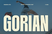 Gorian - Sport Condensed Font, a Sans Serif Font by Pandeka Studio (Thumbnail 1 of 9)