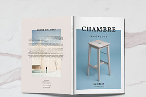 Chambre magazine template