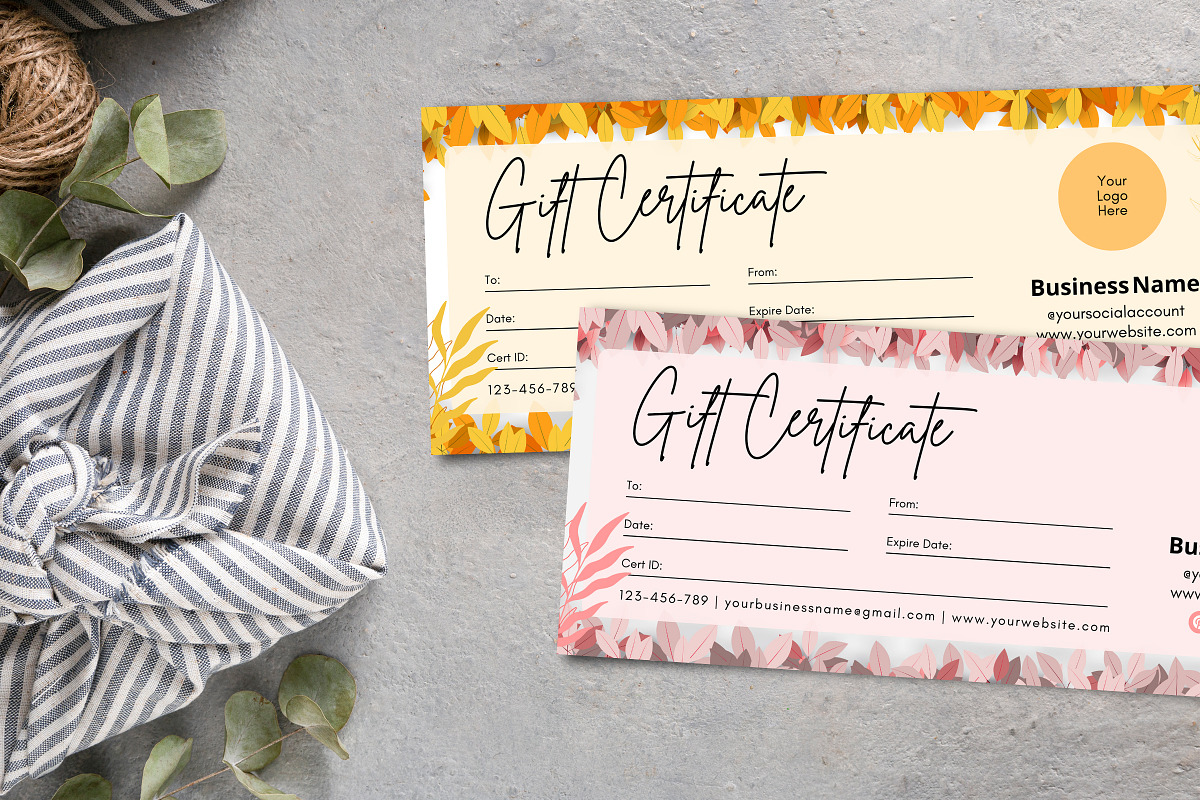 Printable Gift Voucher Certificate, a Templates & Theme by Snapybiz (Photo 7 of 10)