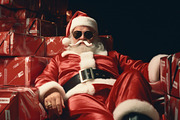 Santa Claus. 62 images, a Holiday Photo by Handmadefont (Thumbnail 13 of 15)
