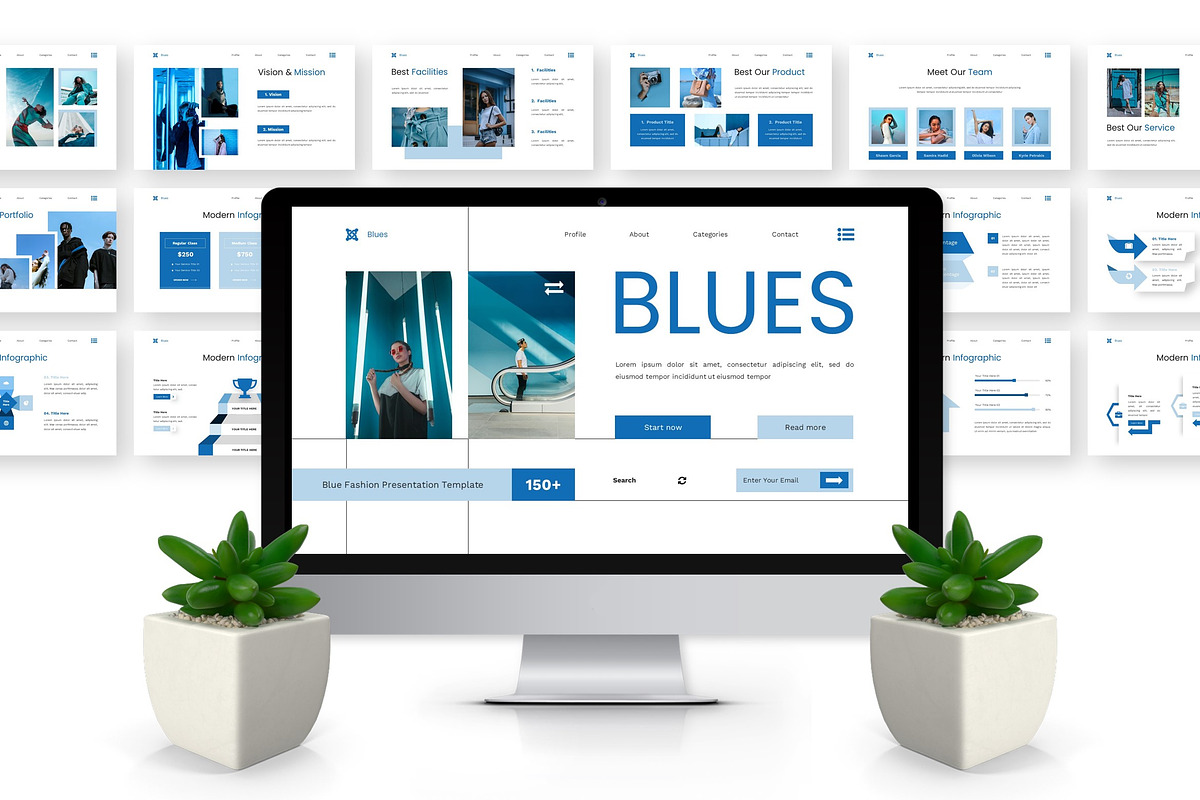 Blues - Blue Fashion Keynote preview 2