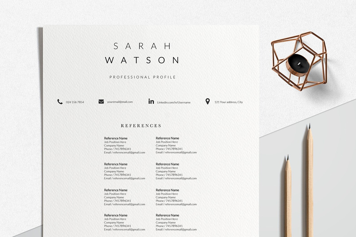 Creative Resume Design Professional, a Resume Template by LucaTheme (Photo 4 of 10)