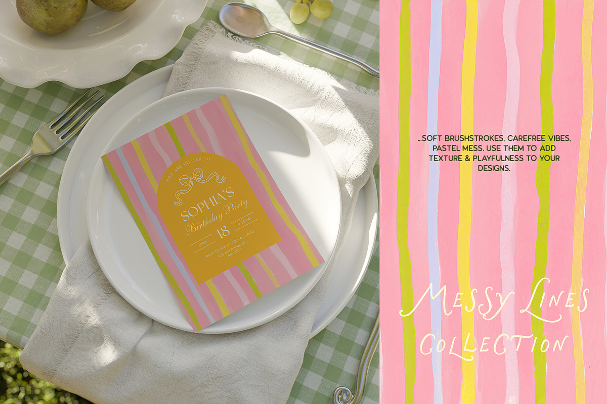 Messy Lines: backgrounds & borders, a Texture Graphic by Purple (Photo 11 of 11)