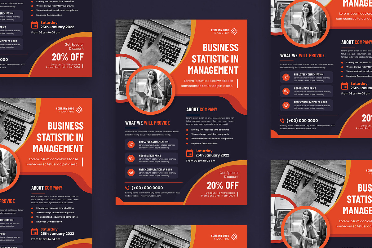 Business Management - Flyer, a Flyer Template by Haidezign