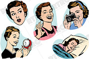 RTRO Women 2, an Illustration by RTRO Stock (Thumbnail 2 of 5)