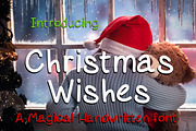 Christmas Wishes, a Sans Serif Font by crystal.baier (Thumbnail 1 of 2)
