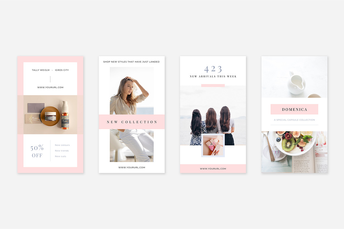 Soft CANVA Instagram Stories Pack, a Social Media Template by Swiss_cube (Photo 4 of 5)