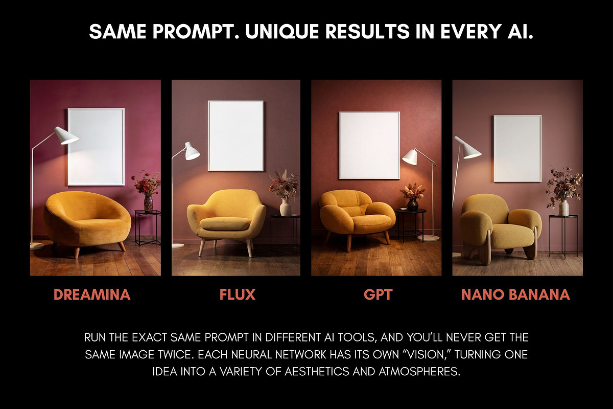 120 Frame Interior Mockup Prompts, an Arts & Entertainment Photo by Selenique Studio (Photo 4 of 7)