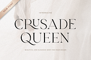Crusade Queen, a Font by DzikrulAulia (Thumbnail 1 of 10)