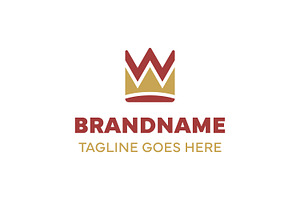 Letter W Crown Luxury Logo, a Branding & Logo Template by Pray Art Design Studio