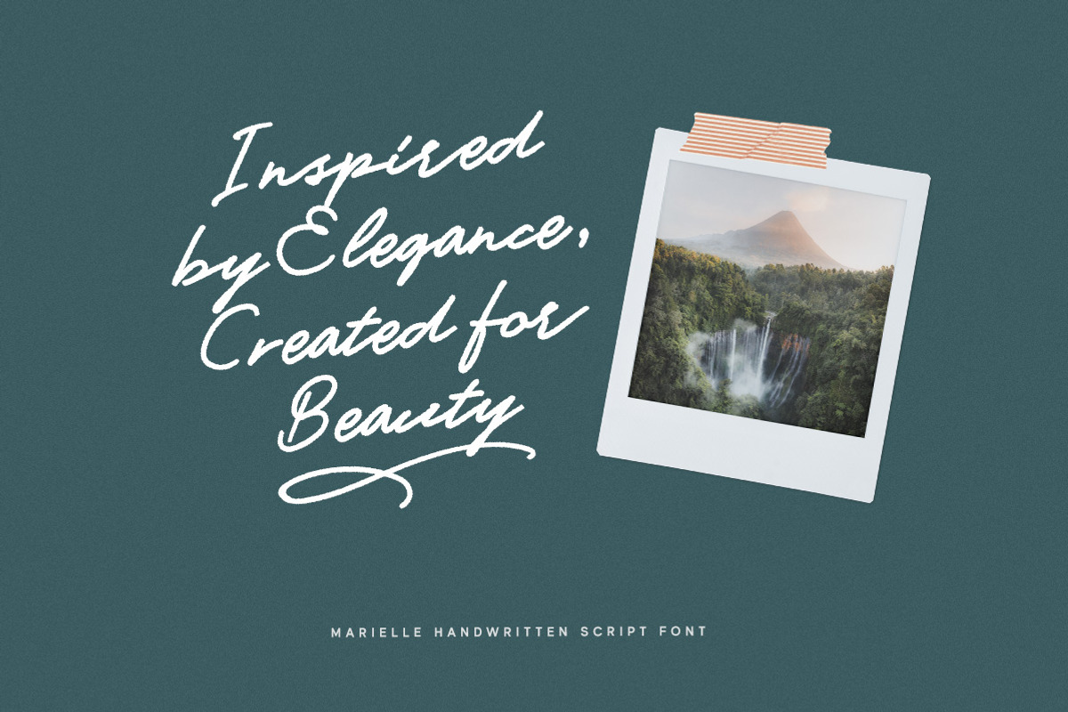Marielle Brush Script, a Handwritten Font by Letterhend Studio (Photo 6 of 10)
