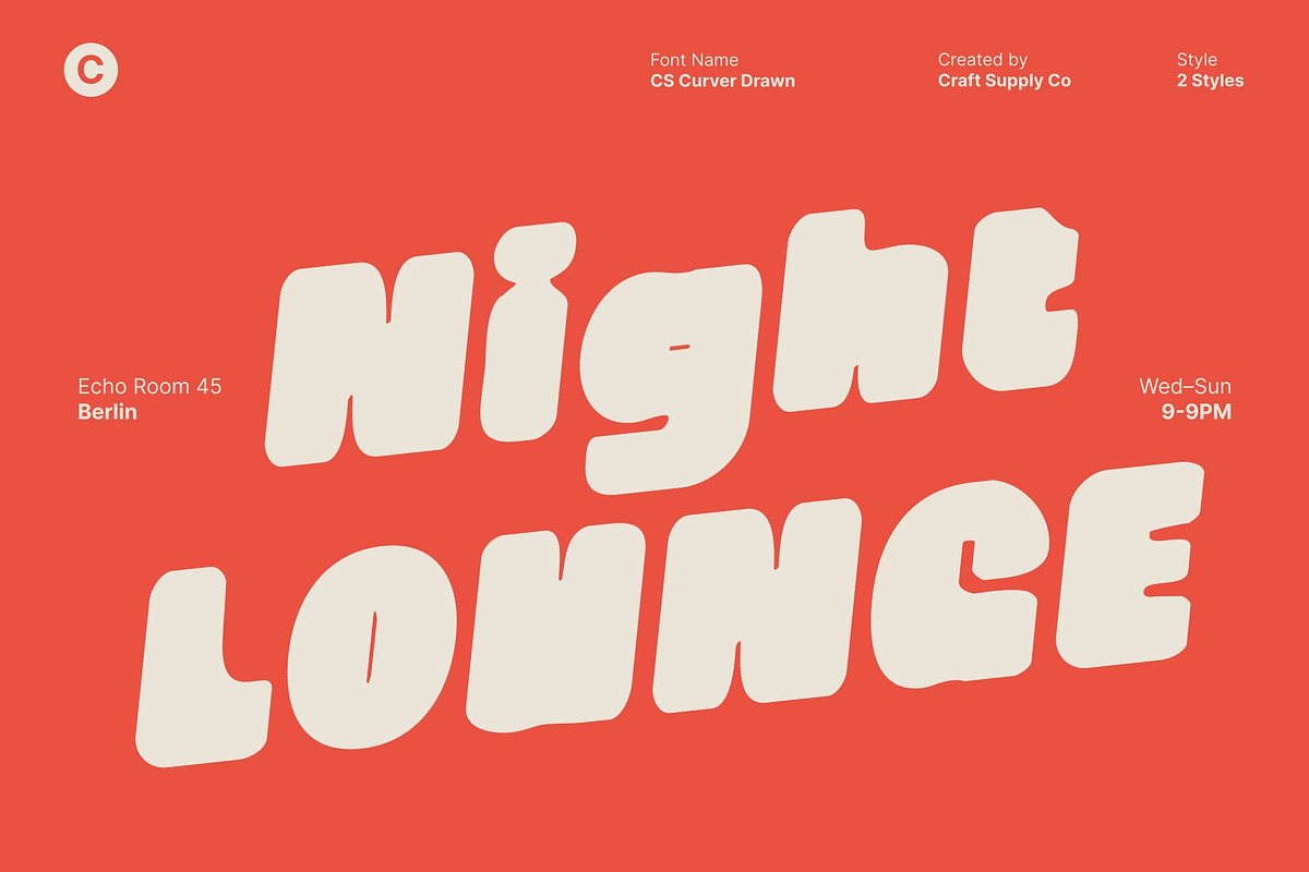 CS Culver Drawn, a Sans Serif Font by Craft Supply Co. (Photo 5 of 8)