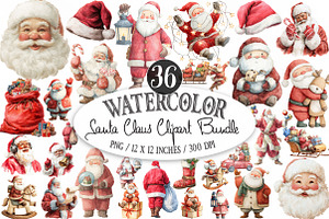 Santa Claus Clipart, an Illustration by Designking