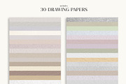 Drawing Paper Texture Pack, a Texture Graphic by Gravito (Thumbnail 3 of 5)