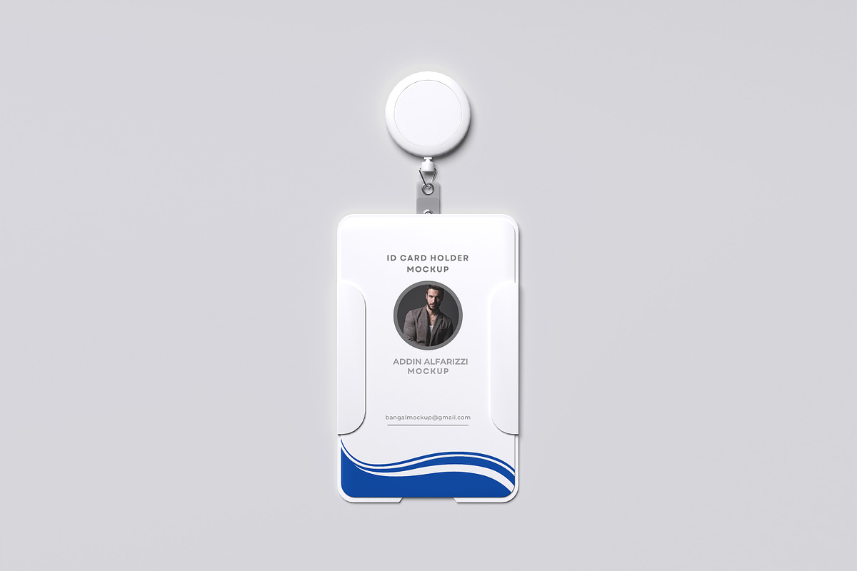 Id Card Holder Mockup, a Product Mockup by xavier_studio (Photo 4 of 5)