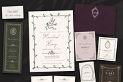 Floral Wedding Invite & Sign Creator, an Object Graphic by The October Creative (Thumbnail 4 of 22)